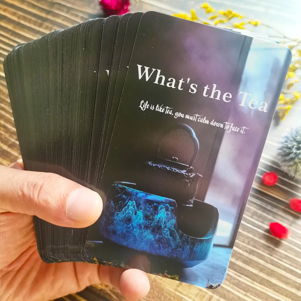 GZXINKE What's The Tea? Relationships Oracle Cards, Life Oracle Deck, for Beginners, Interpreting Career & Relationships, White - view 9