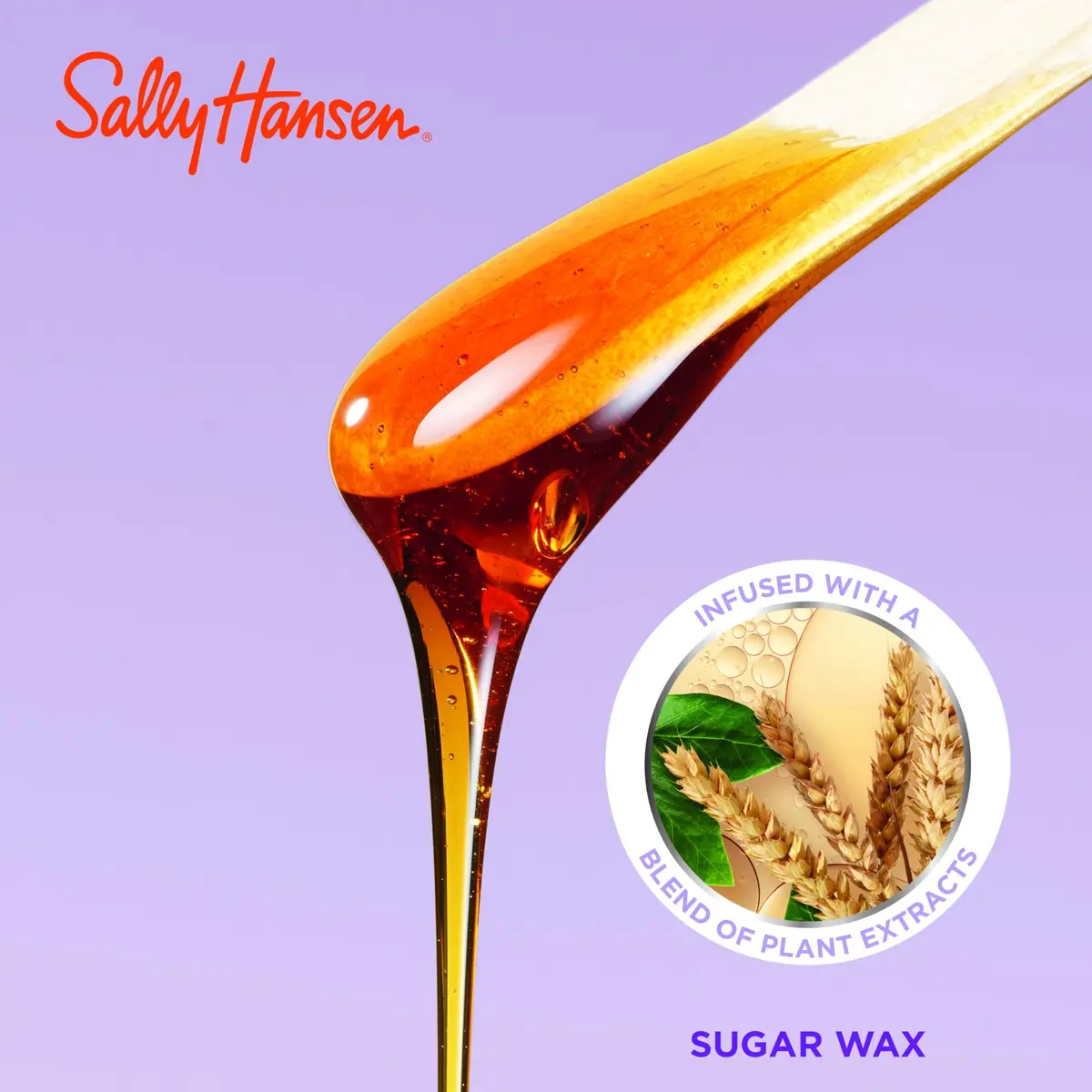 Sally Hansen Rinse-Off Sugar Wax Kit for Face & Bikini Hair Removal | 360ml (12.7 Fl Oz) | Vegan, No Drip Formula - view 3