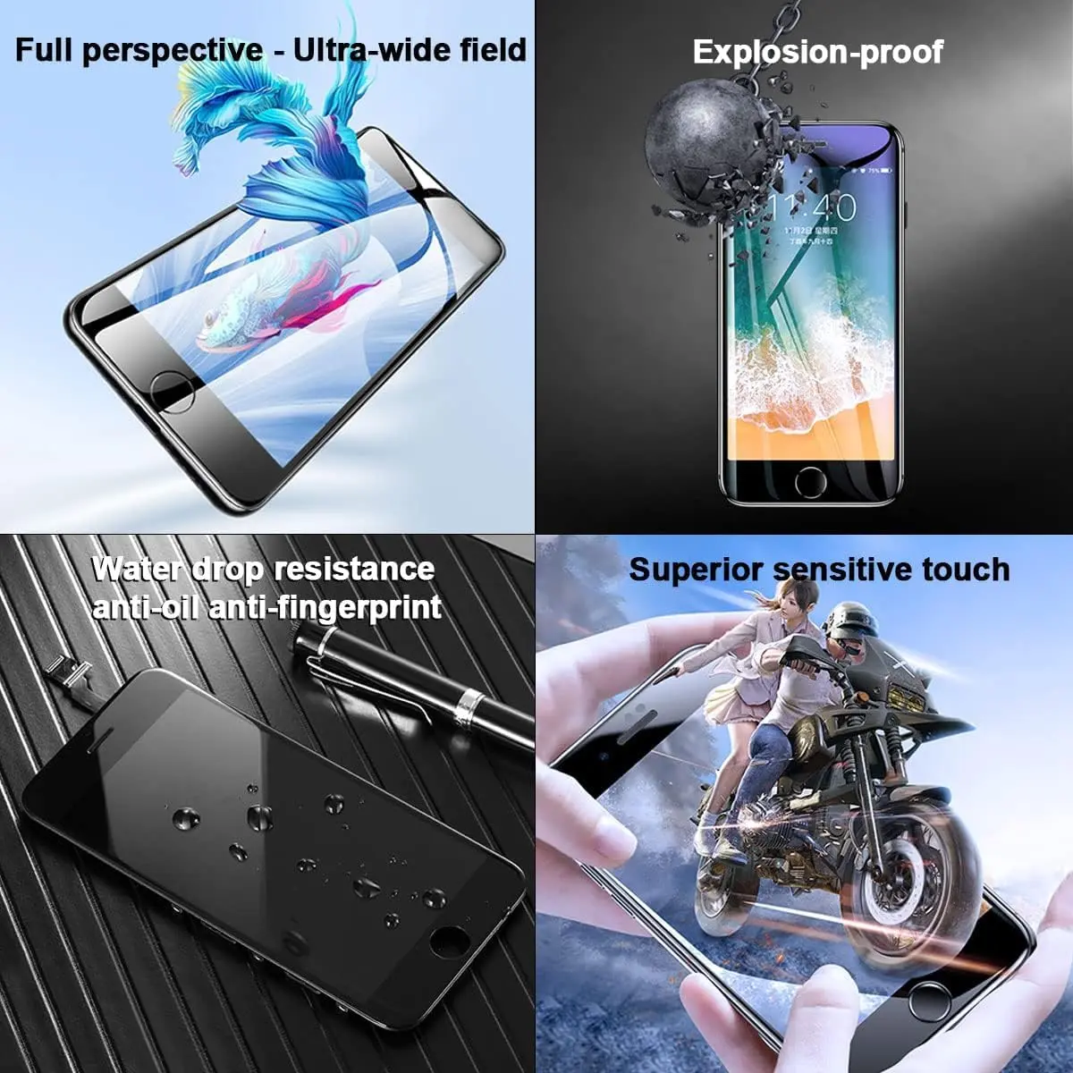 LMQ iPhone SE 2nd Gen Screen Replacement 4.7'' LCD Black | For iPhone 8/SE 2020 Models A1863, A1905, A1906 - view 4