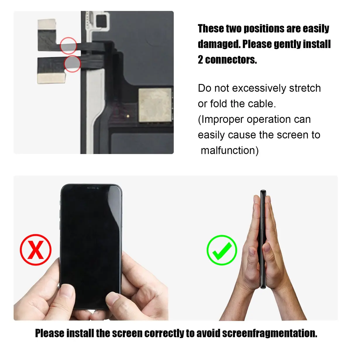 LMQ iPhone SE 2nd Gen Screen Replacement 4.7'' LCD Black | For iPhone 8/SE 2020 Models A1863, A1905, A1906 - view 9