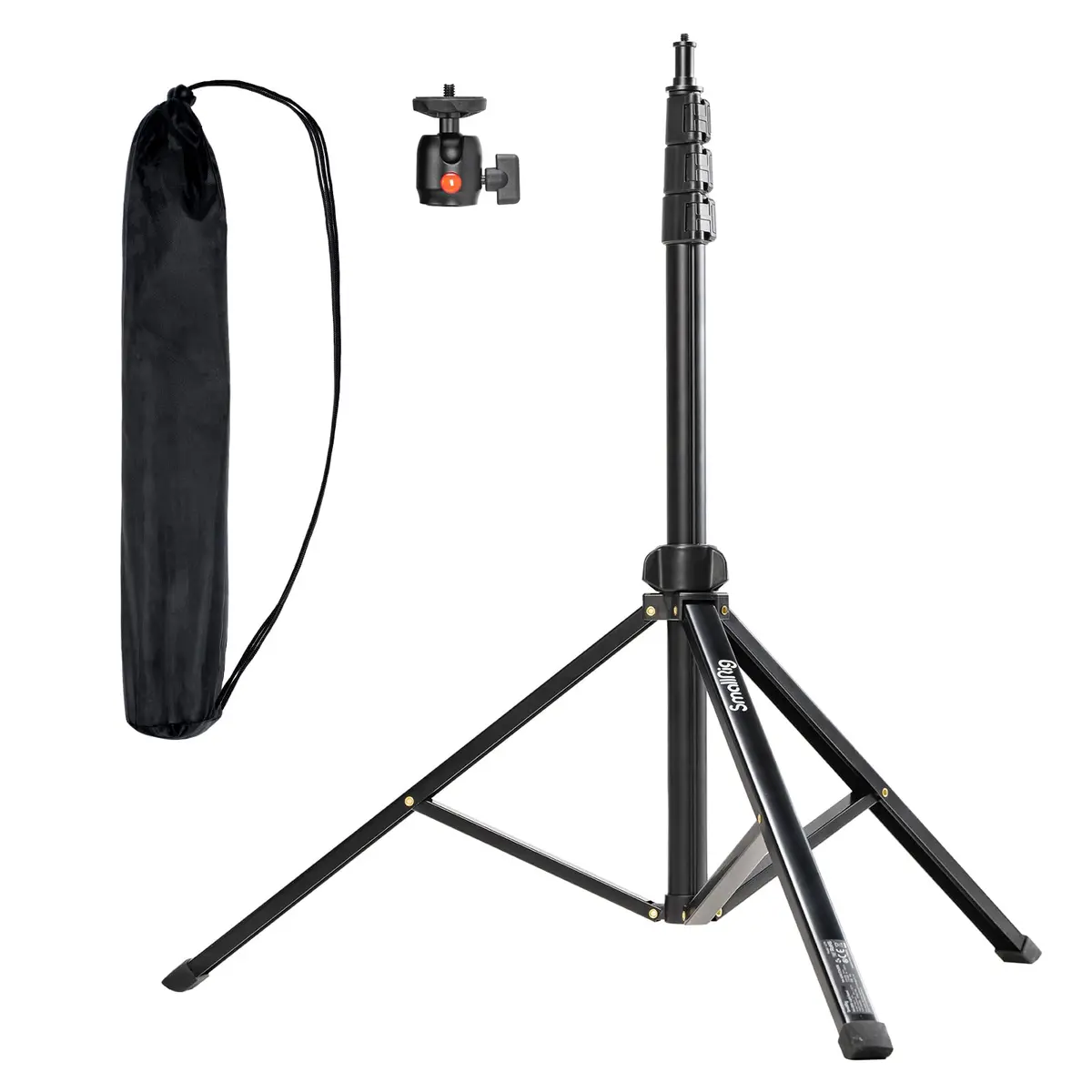 SMALLRIG RA-S200 Light Stand 6.6ft Aluminum Adjustable Support for Photography & Studio Use - main product image