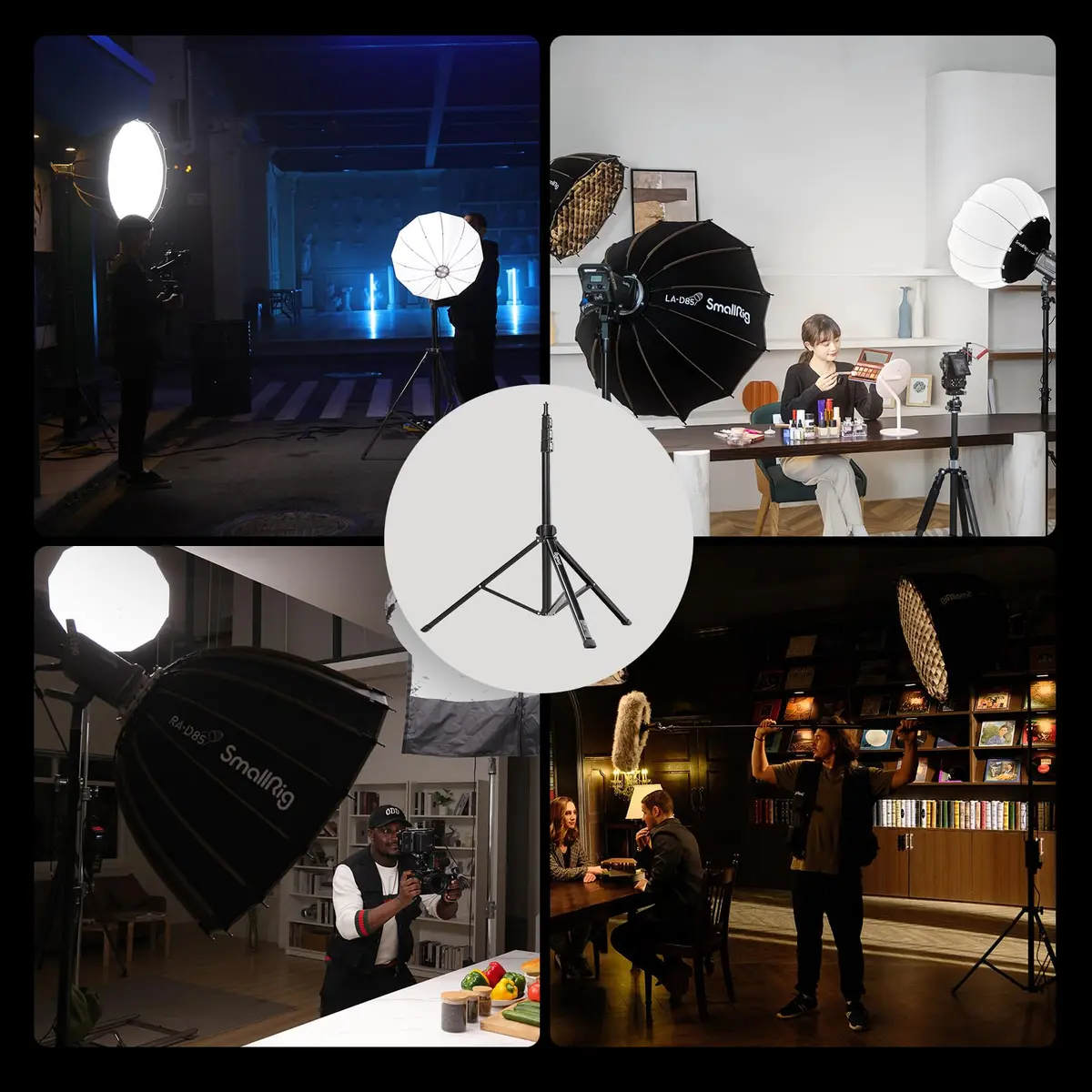 SMALLRIG RA-S200 Light Stand 6.6ft Aluminum Adjustable Support for Photography & Studio Use - view 6