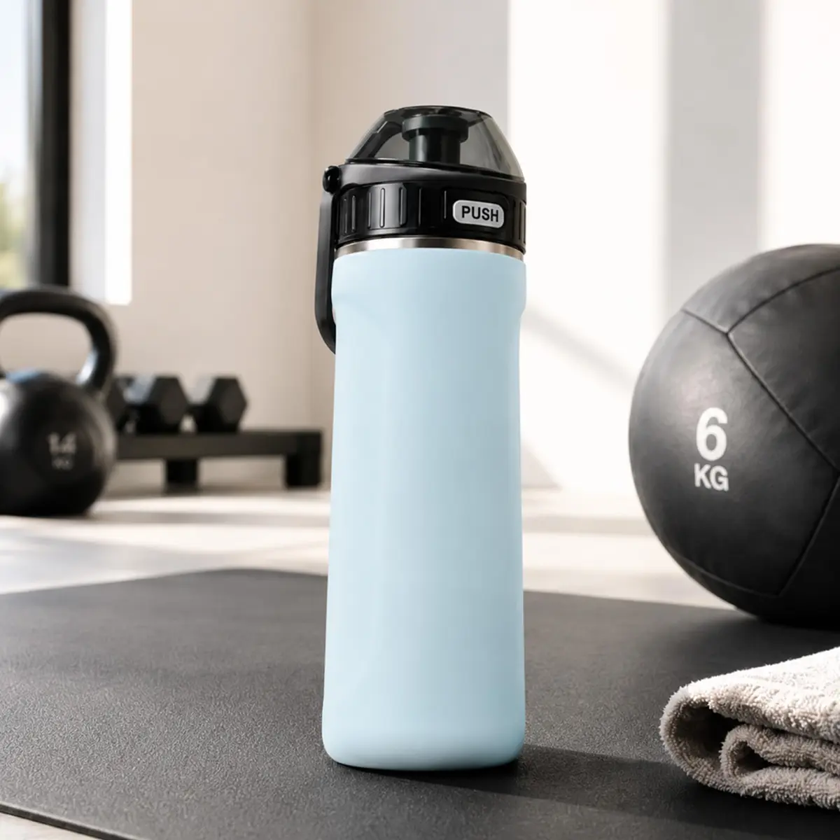 SIPX Insulated Water Bottle 18 oz | Leakproof Triple Insulated Stainless Steel, BPA-Free, Slim Durable Bottle for School, Gym & Office, Blue - view 5