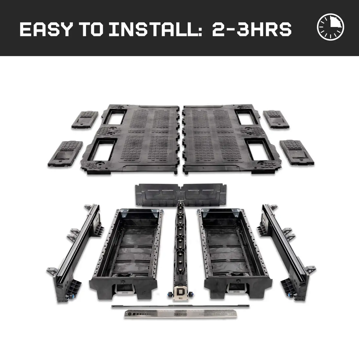 DECKED Truck Bed Storage System Compatible with Chevy Silverado & GMC Sierra 1500 5'9" Bed | Rugged USA Made - view 5