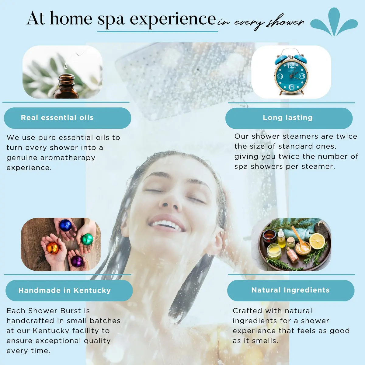hydraAromatherapy Shower Burst Tablets Winter | Essential Oil Steamers for Relaxation & Refreshing Aromas - view 6