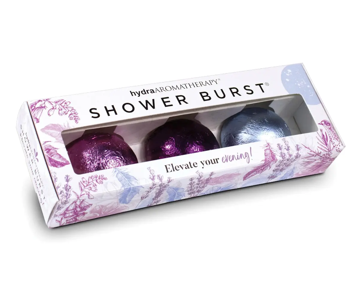 hydraAromatherapy Shower Burst Tablets Winter | Essential Oil Steamers for Relaxation & Refreshing Aromas - view 4