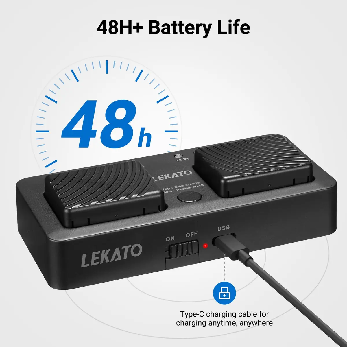 LEKATO Mini Wireless Bluetooth Page Turner Pedal, 7 Page Turning Modes | Portable Silent Music Control - view 6