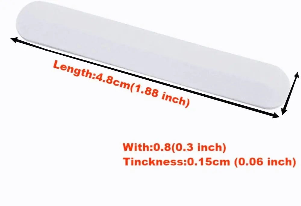 HSSDTECH Bottom Case Rubber Feet Strip for HP Pavilion 15-CS 15-CW 4.8 cm (1.88 Inch) | Heat Dissipation & Slip Resistance - view 3