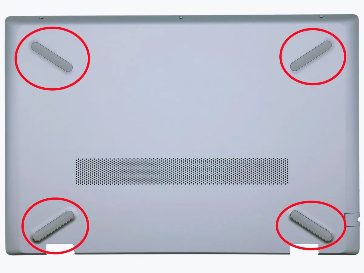 HSSDTECH Bottom Case Rubber Feet Strip for HP Pavilion 15-CS 15-CW 4.8 cm (1.88 Inch) | Heat Dissipation & Slip Resistance - view 4