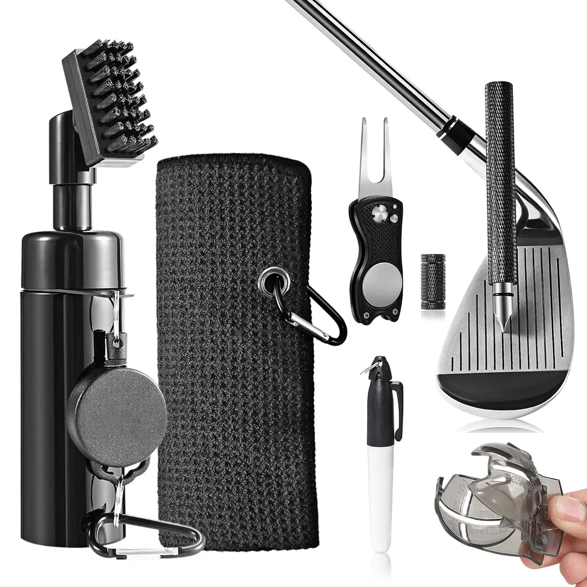 HUIJUTCHEN Golf Club Cleaning Kit | Complete Golf Accessories for Men & Women - main product image