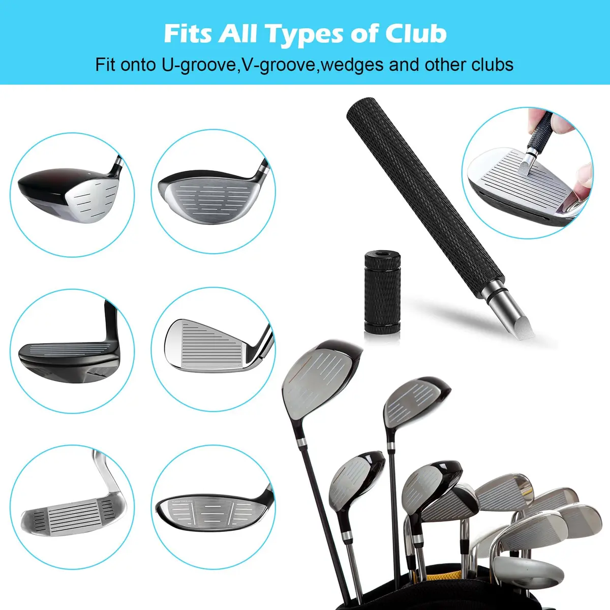 HUIJUTCHEN Golf Club Cleaning Kit | Complete Golf Accessories for Men & Women - view 5