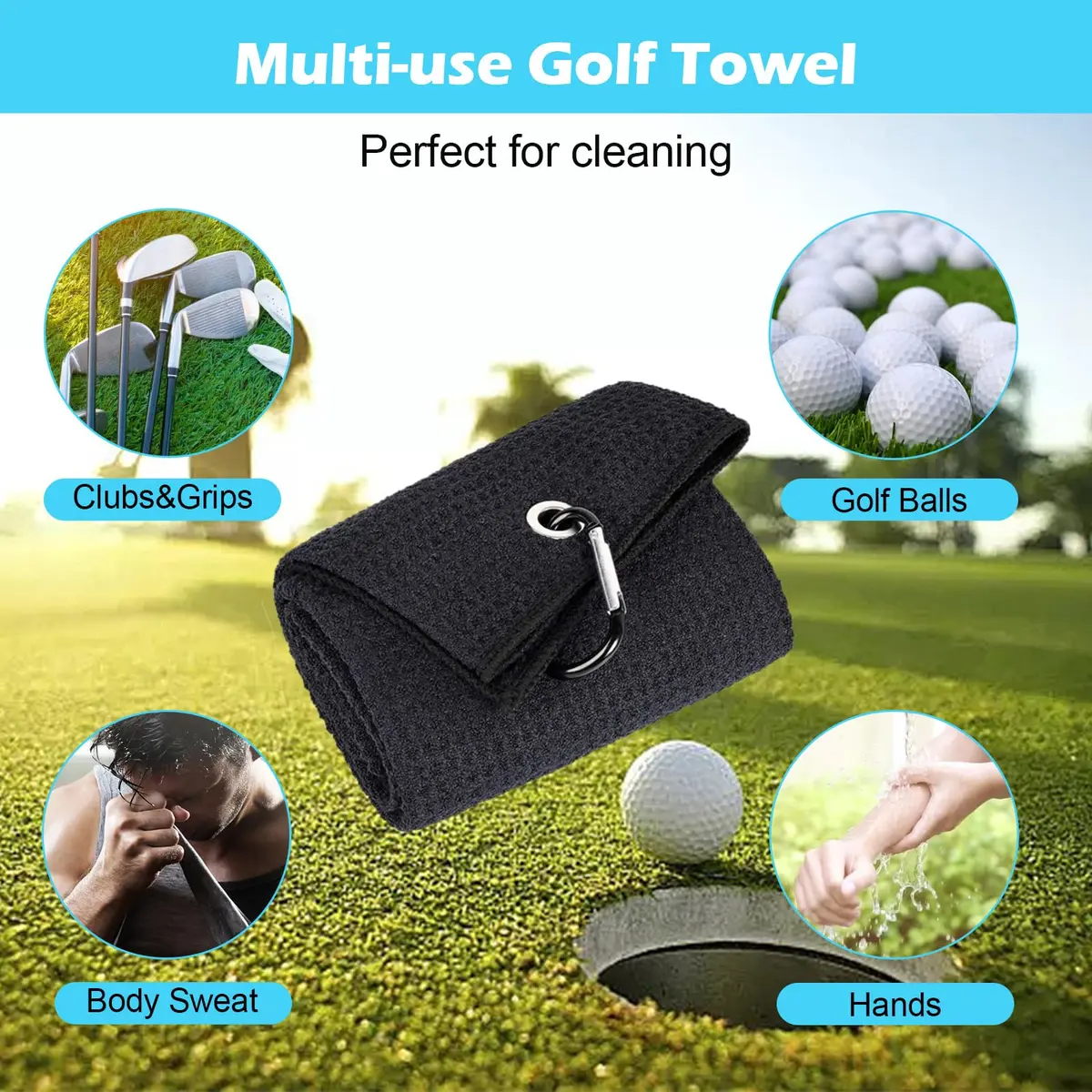 HUIJUTCHEN Golf Club Cleaning Kit | Complete Golf Accessories for Men & Women - view 3
