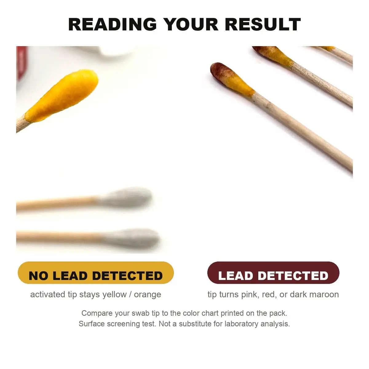 SCITUS KNOW, UNDERSTAND Lead Test Kit for Paint, Ceramics & More | Fast, Accurate Home Lead Detection (90 Count) - view 2