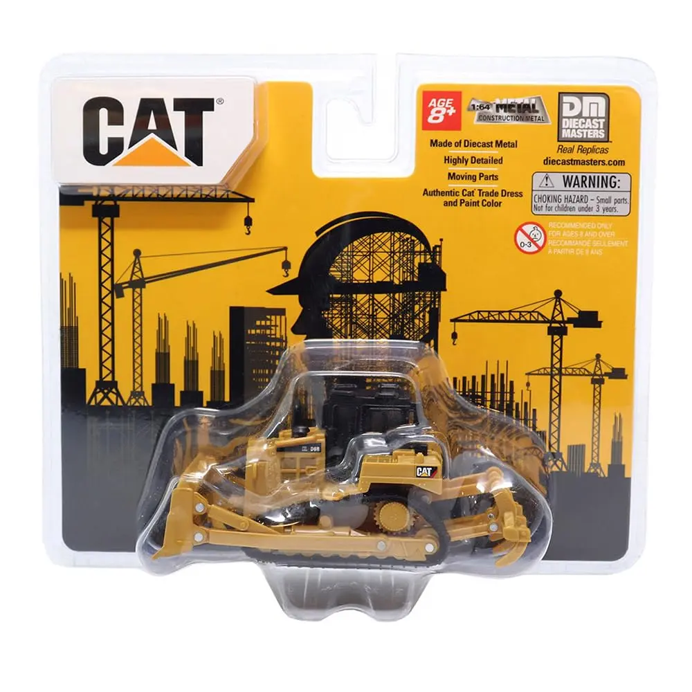 Diecast Masters D6R Bulldozer 1:64 Scale Model Yellow | Construction Vehicle for Collectors - view 8