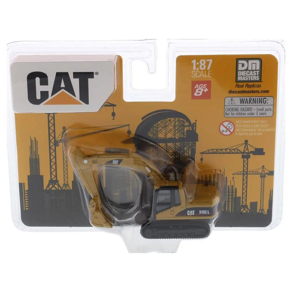 Diecast Masters Cat 315C L Hydraulic Excavator 1:87 HO Scale Model | ASTM-Tested Construction Toy - view 9