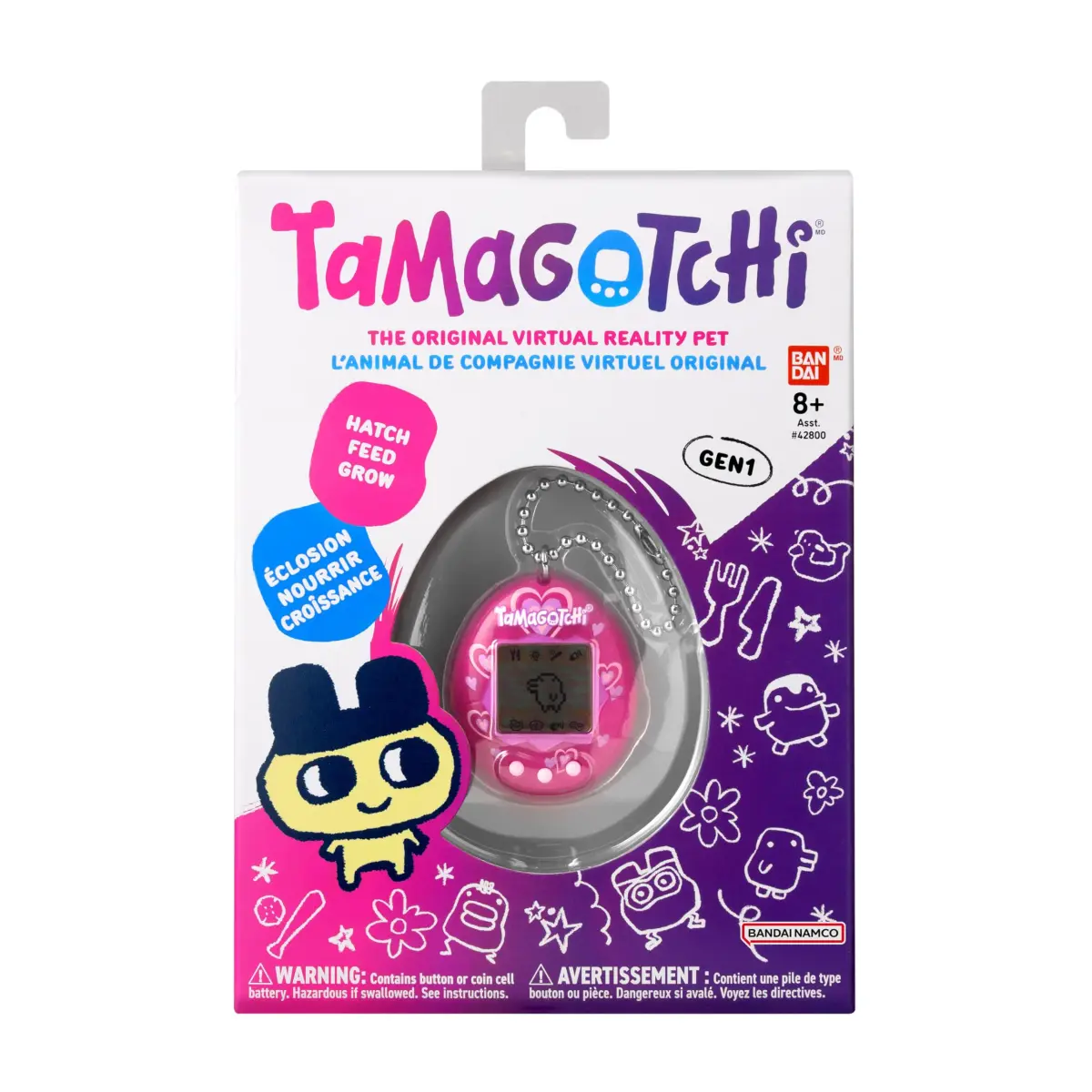 Tamagotchi Original Lots of Love Electronic Pet | Ages 8+ | 4.4cm (1.75in) - view 3