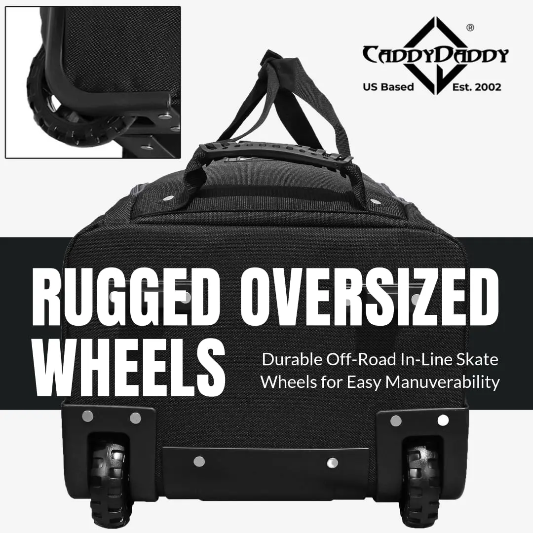 CaddyDaddy Enforcer Golf Travel Bag Crush Resistant Hard Top Protection | Airline Approved Durable Case - view 5
