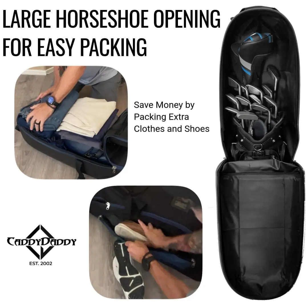 CaddyDaddy Enforcer Golf Travel Bag Crush Resistant Hard Top Protection | Airline Approved Durable Case - view 7