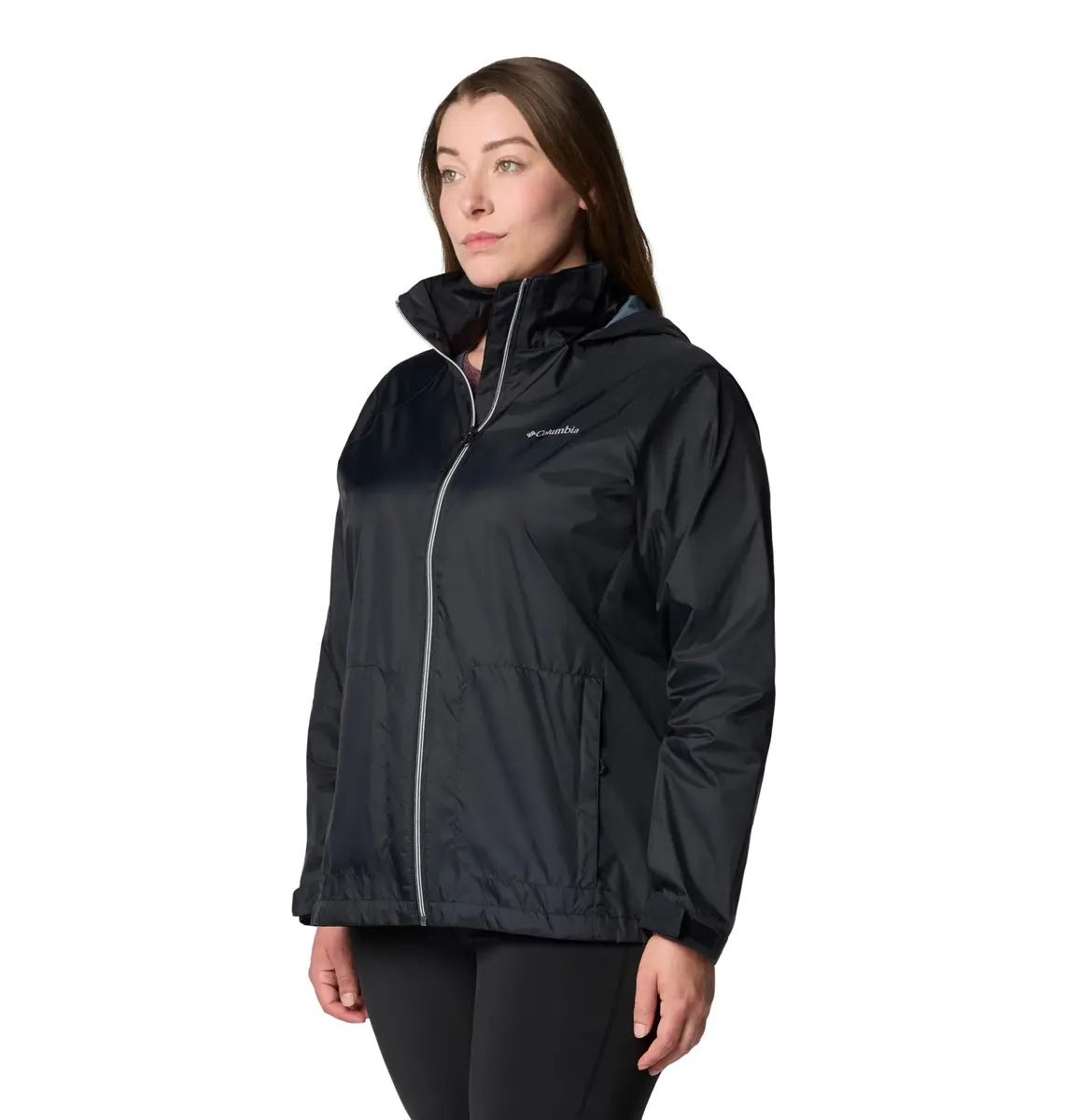 Columbia Switchback IV Rain Jacket, Black, X-Small | Lightweight, Packable Waterproof Rainwear - view 5
