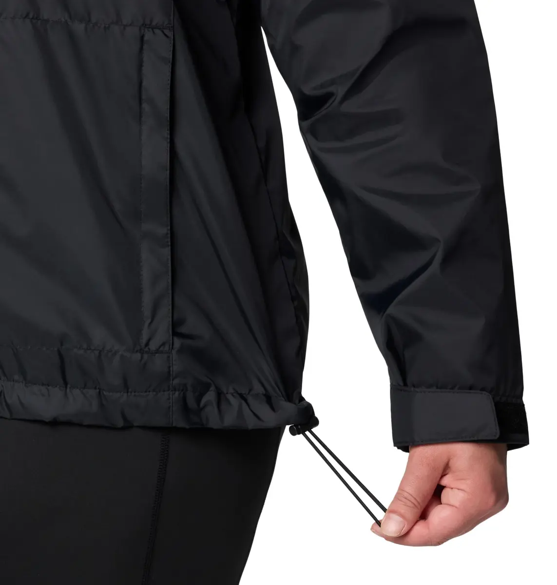 Columbia Switchback IV Rain Jacket, Black, X-Small | Lightweight, Packable Waterproof Rainwear - view 7