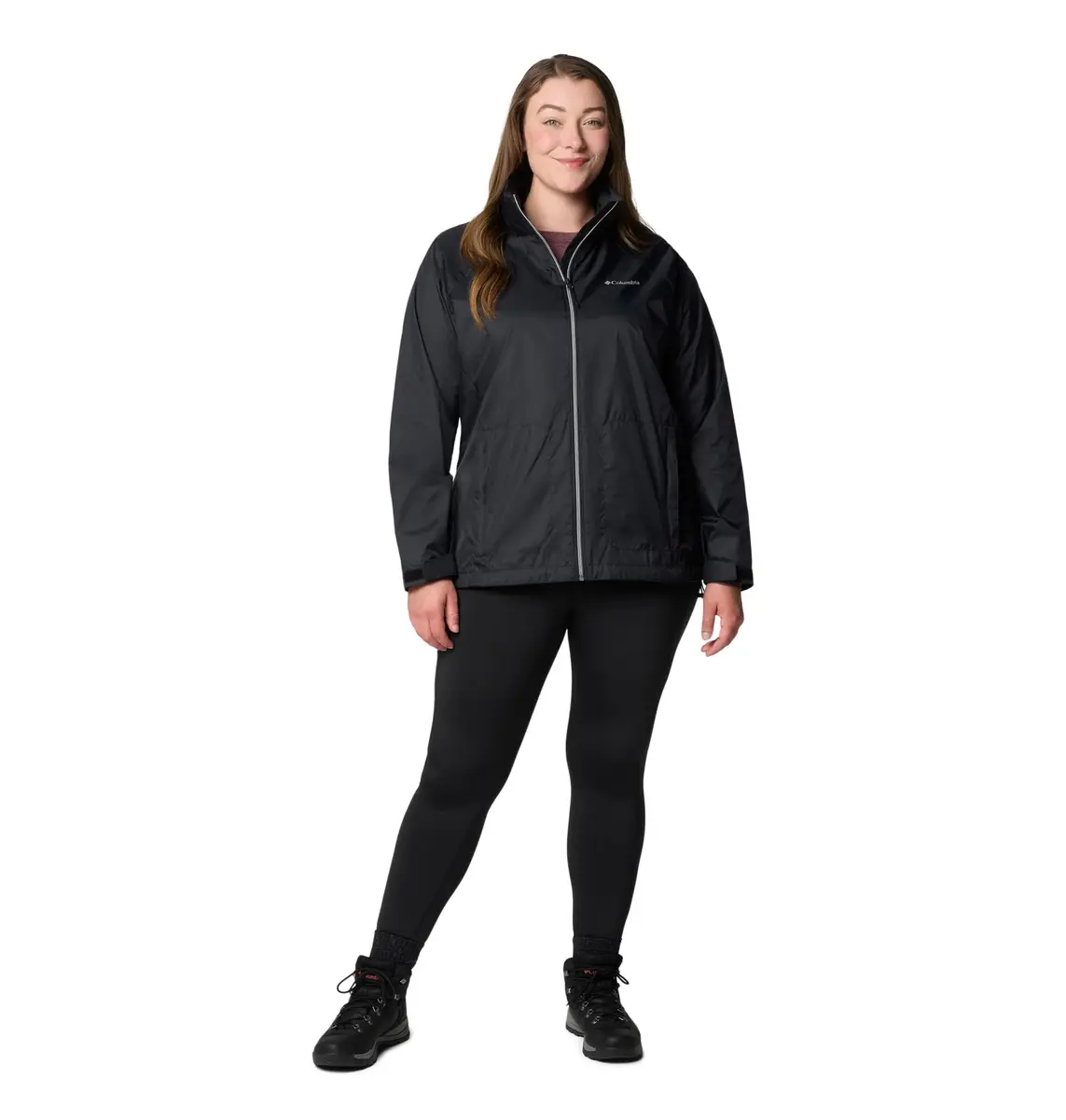 Columbia Switchback IV Rain Jacket, Black, X-Small | Lightweight, Packable Waterproof Rainwear - view 4