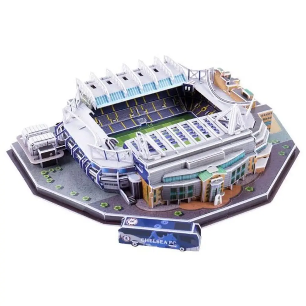 ISFIBA Stamford Bridge Stadium 3D Puzzle 171 Pieces (39cm x 31cm) | Educational STEM Toy for Kids & Adults - main product image