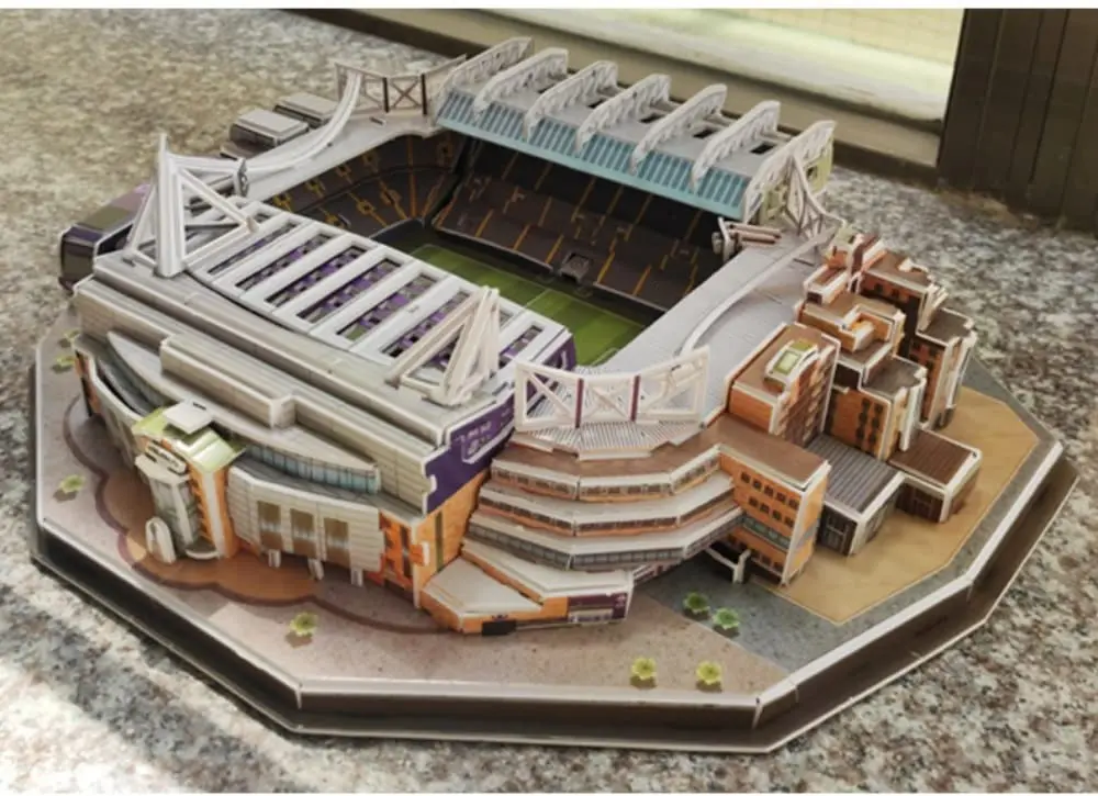 ISFIBA Stamford Bridge Stadium 3D Puzzle 171 Pieces (39cm x 31cm) | Educational STEM Toy for Kids & Adults - view 4