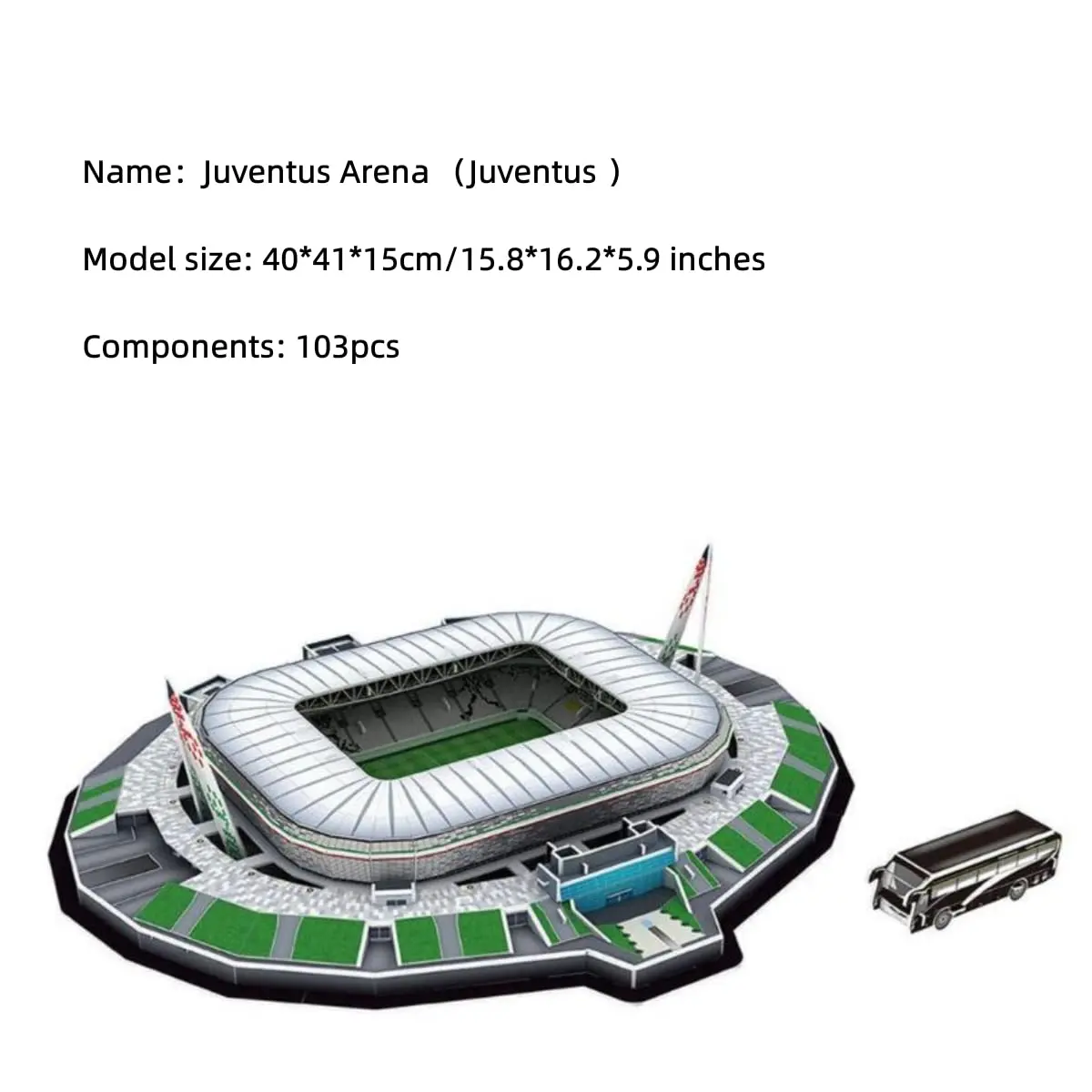 ISFIBA Classic Football Stadium Puzzle 103 Pieces | 43.18 cm (17 inches) - view 2