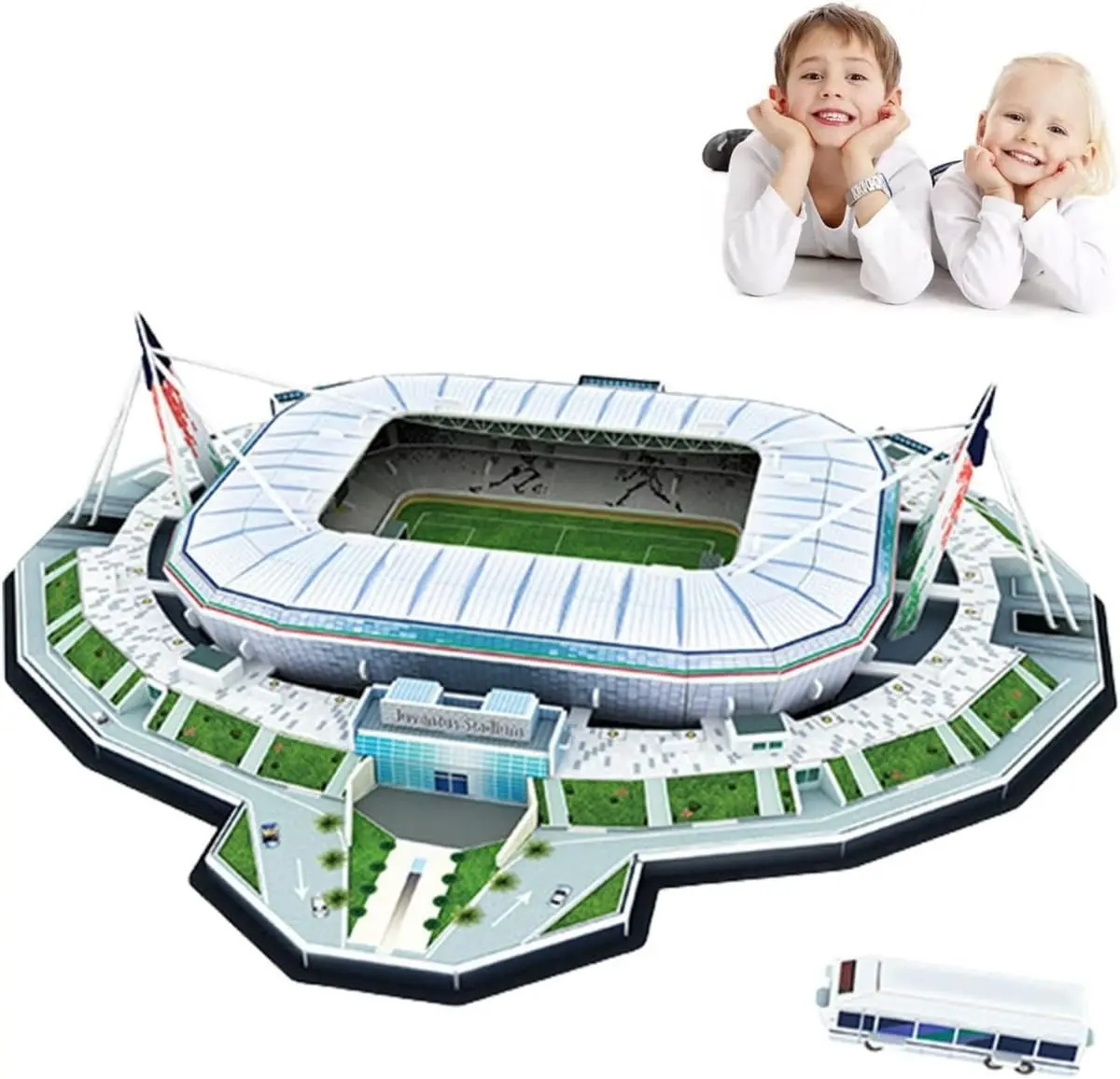 ISFIBA Classic Football Stadium Puzzle 103 Pieces | 43.18 cm (17 inches) - view 4