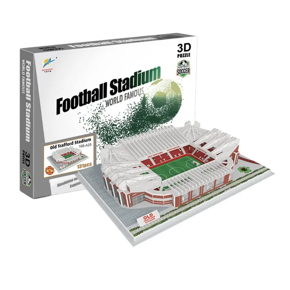 ISFIBA Classic Football Stadium Puzzle 3D Model, Old Trafford | Soccer Stadium Souvenir Gift - view 3