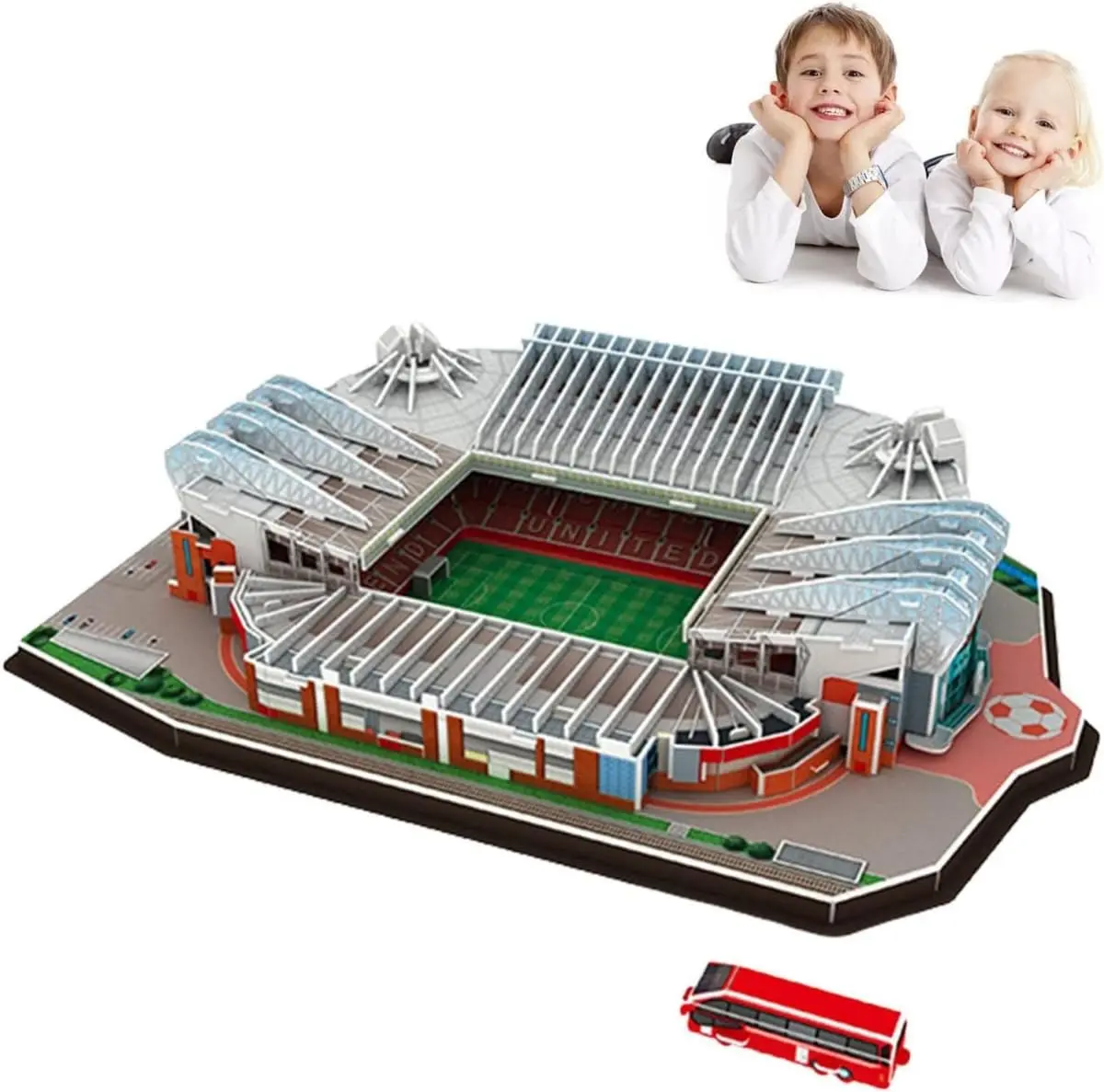 ISFIBA Classic Football Stadium Puzzle 3D Model, Old Trafford | Soccer Stadium Souvenir Gift - view 4