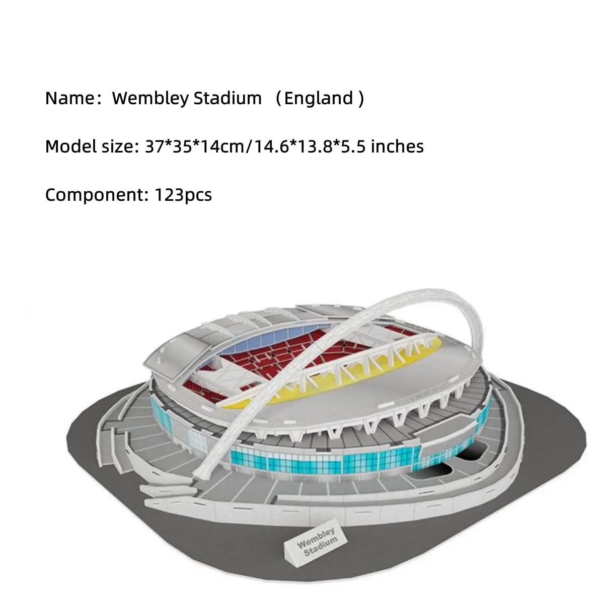 ISFIBA Classic Football Stadium Puzzle Wembley Stadium 35.56cm (14 inches) | Educational STEM Learning Toy - view 2