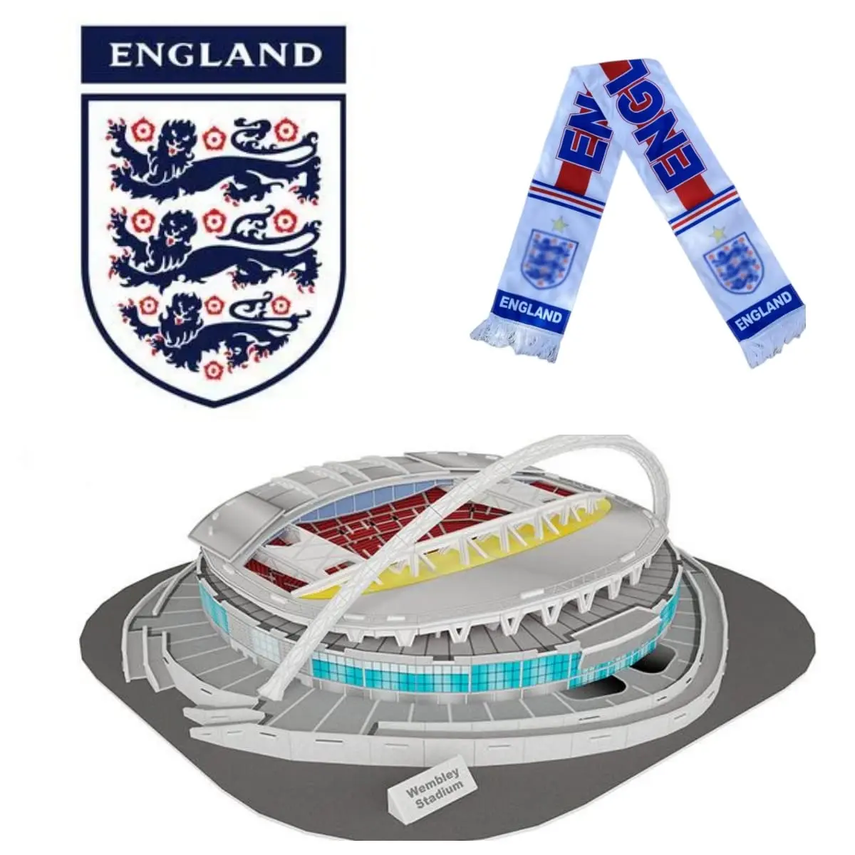 ISFIBA Classic Football Stadium Puzzle Wembley Stadium 35.56cm (14 inches) | Educational STEM Learning Toy - view 4
