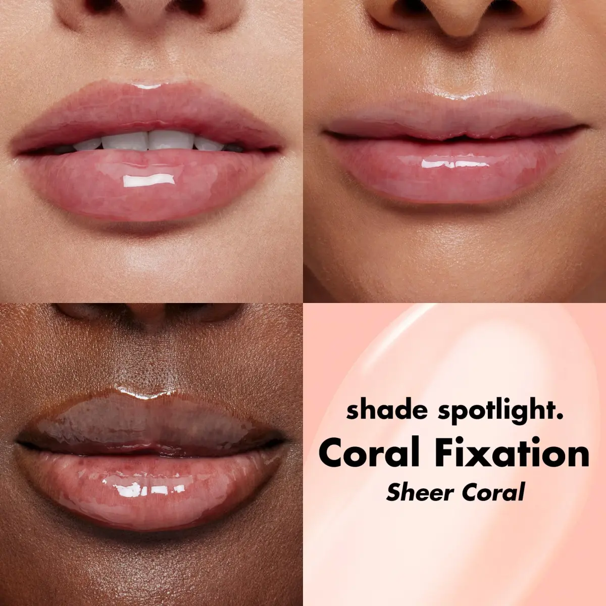 e.l.f. Glow Reviver Lip Oil, Coral Fixation | Nourishing Tinted Lip Oil with Jojoba Oil, 7.6ml (0.25 Fl Oz) - view 3