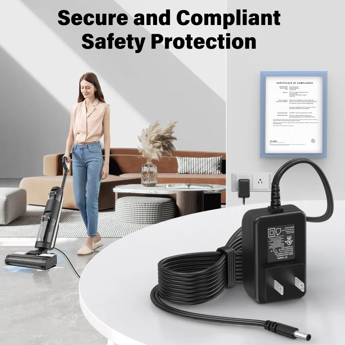 HIENADTOR 26V Vacuum Cleaner Charger | UL Certified Cordless Stick Vac Power Adapter - view 6