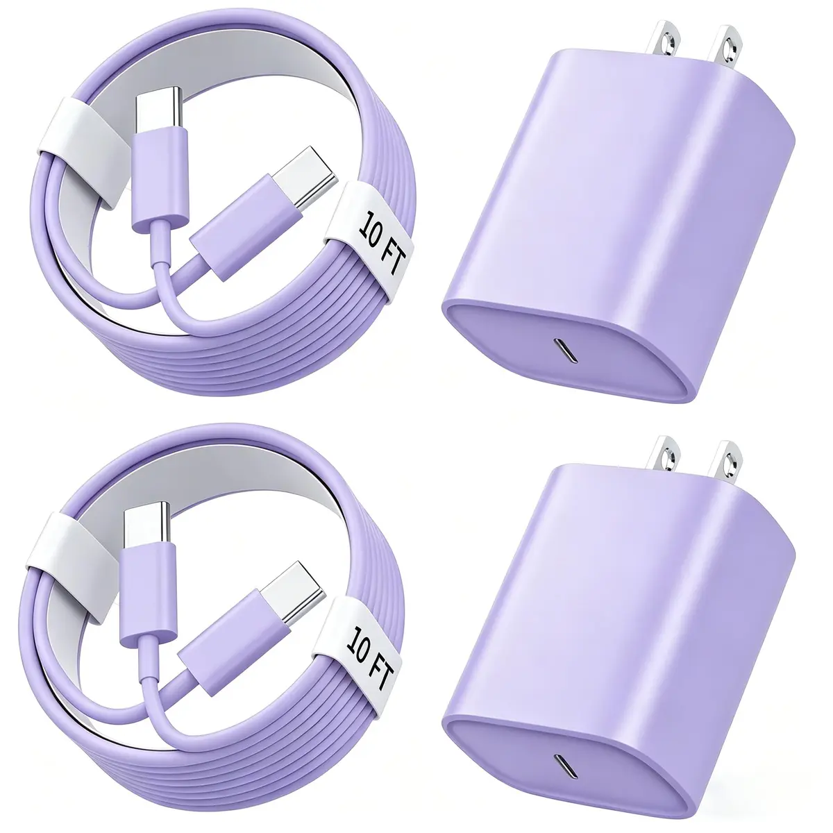 Ubearkk Phone 17/16/15 Charger Fast Charging 10FT USB C Cord & 20W Block | 4.60⭐ 9108 Reviews - main product image