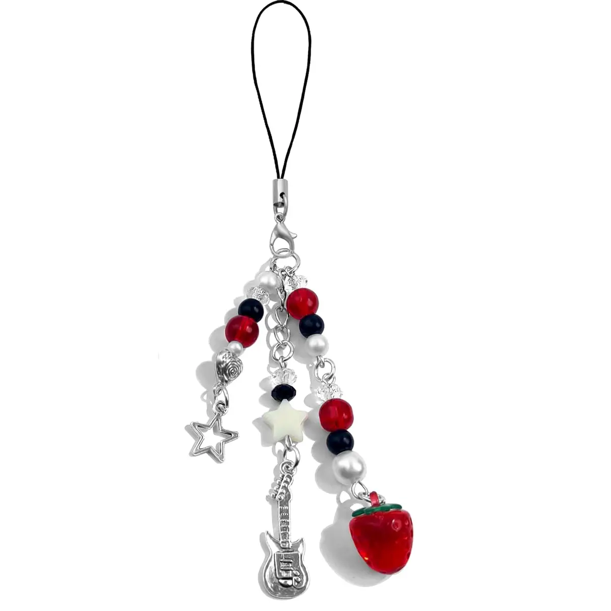 cioatu Phone Charm Strawberry Butterfly Star | Y2K Aesthetic Accessory - main product image