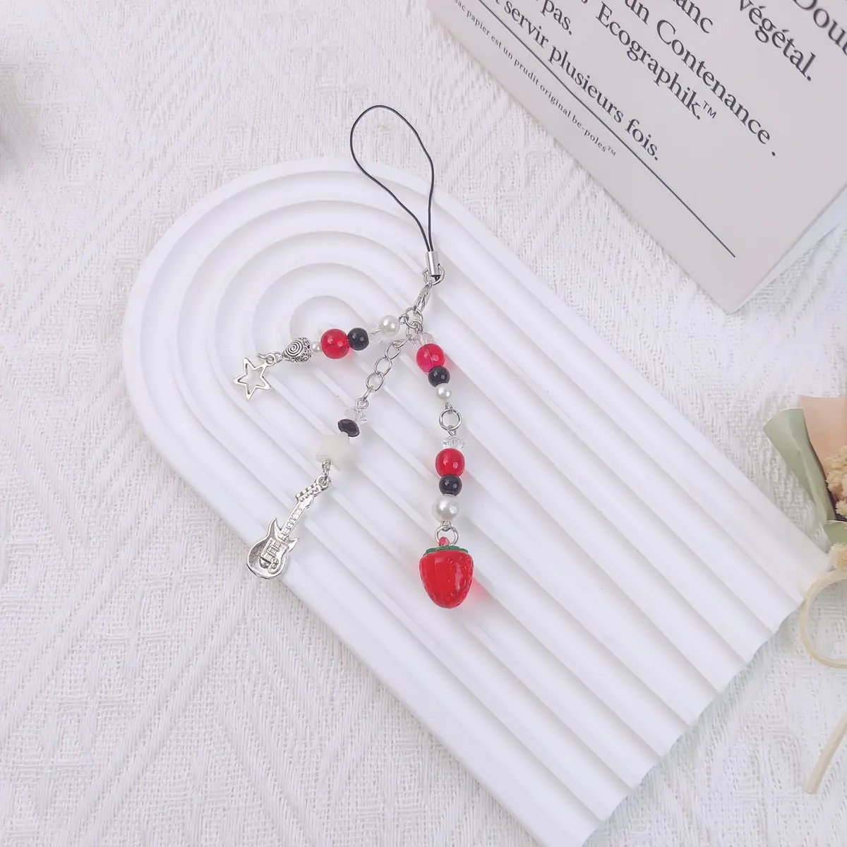 cioatu Phone Charm Strawberry Butterfly Star | Y2K Aesthetic Accessory - view 3