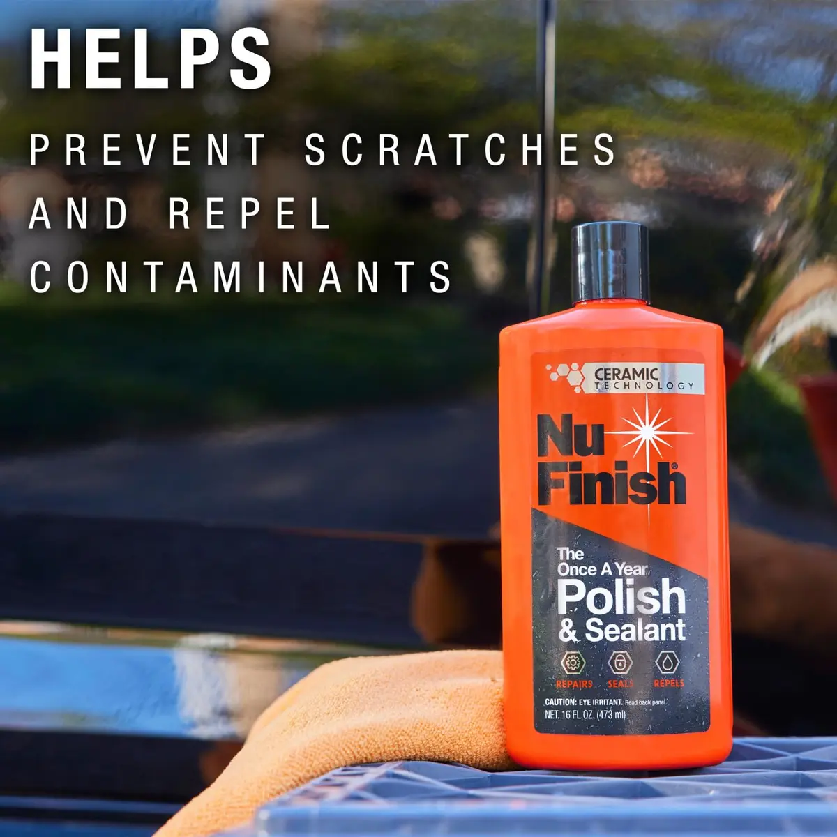 Nu Finish Once A Year Polish and Sealant 473ml (16 oz) | Professional Car Polish & Sealant for Long-Lasting Shine - view 8