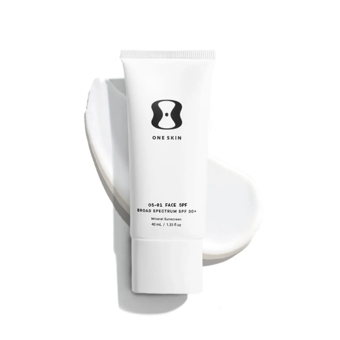 oneskin OS-01 Face SPF 30 Mineral Sunscreen 40mL | Broad Spectrum, Untinted, Lightweight - main product image