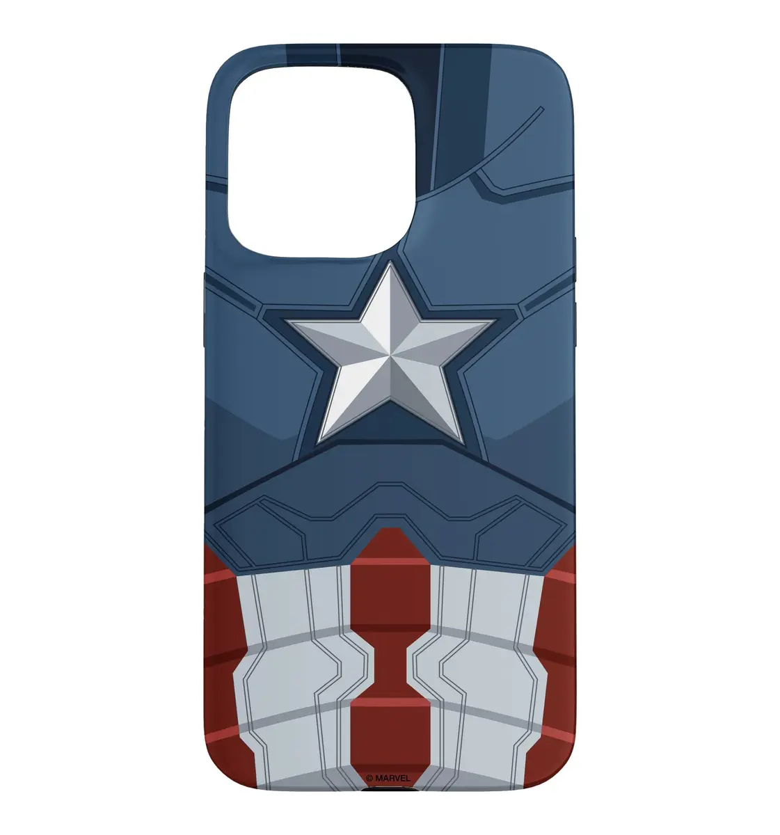 Marvel Captain America Steve Rogers Uniform Case for iPhone 15 Pro Max | Superhero Design & Shock-Resistant - main product image