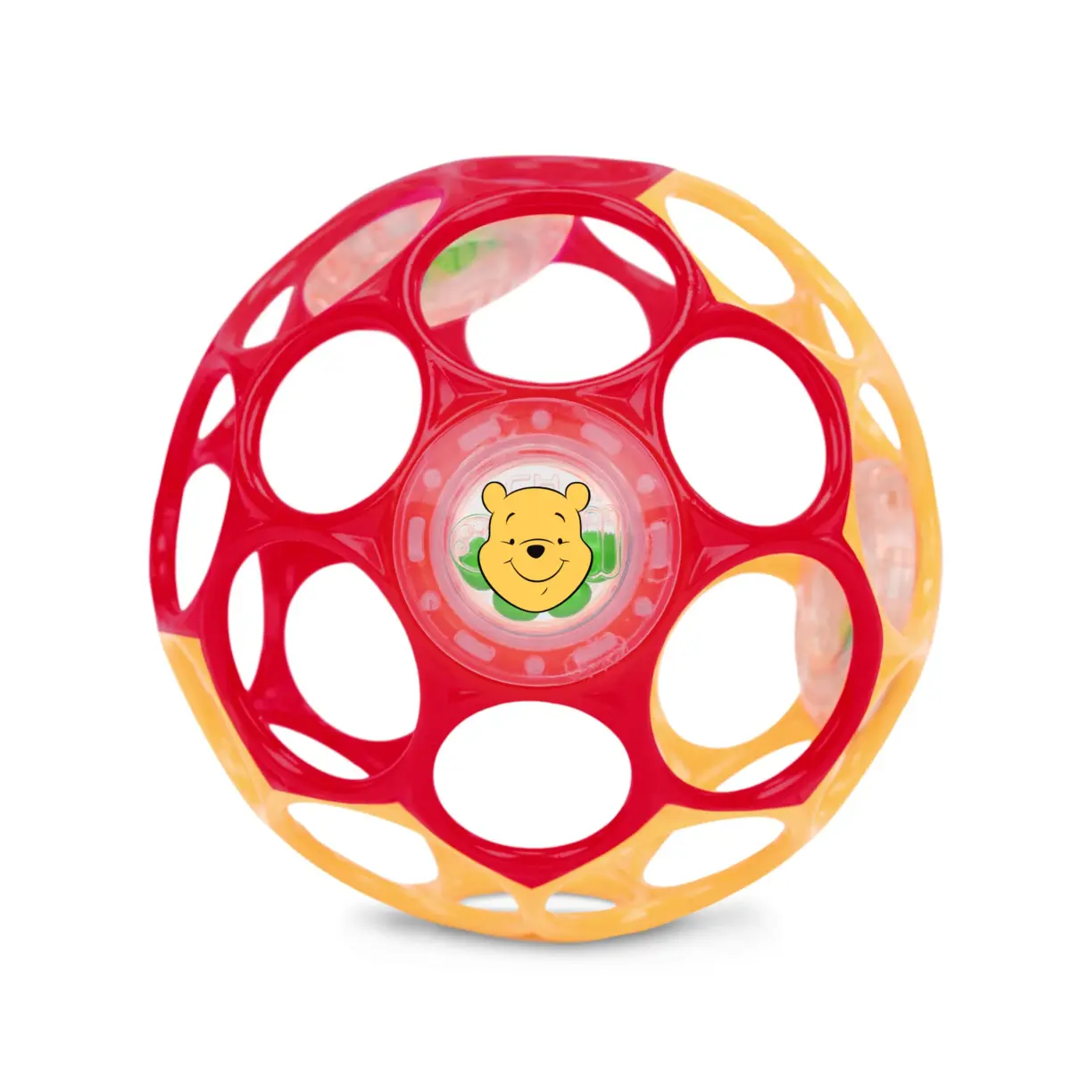 Bright Starts Disney Winnie the Pooh Oball Rattle | BPA-Free, Easy-Grasp, 4-Inch Infant Toy - main product image