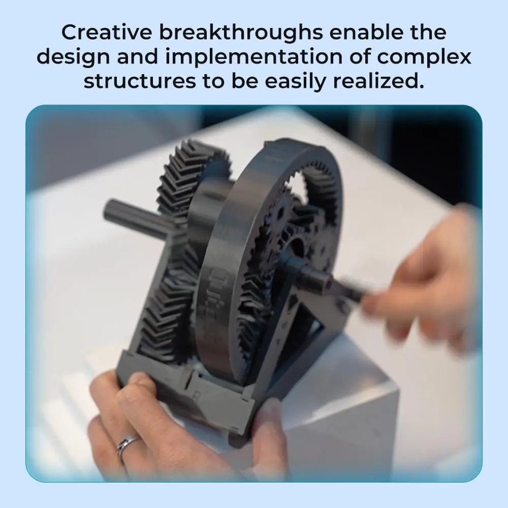 Creality Hyper PLA-CF 1.75mm Filament for 3D Printing | High-Strength Carbon Fiber Finish - view 5