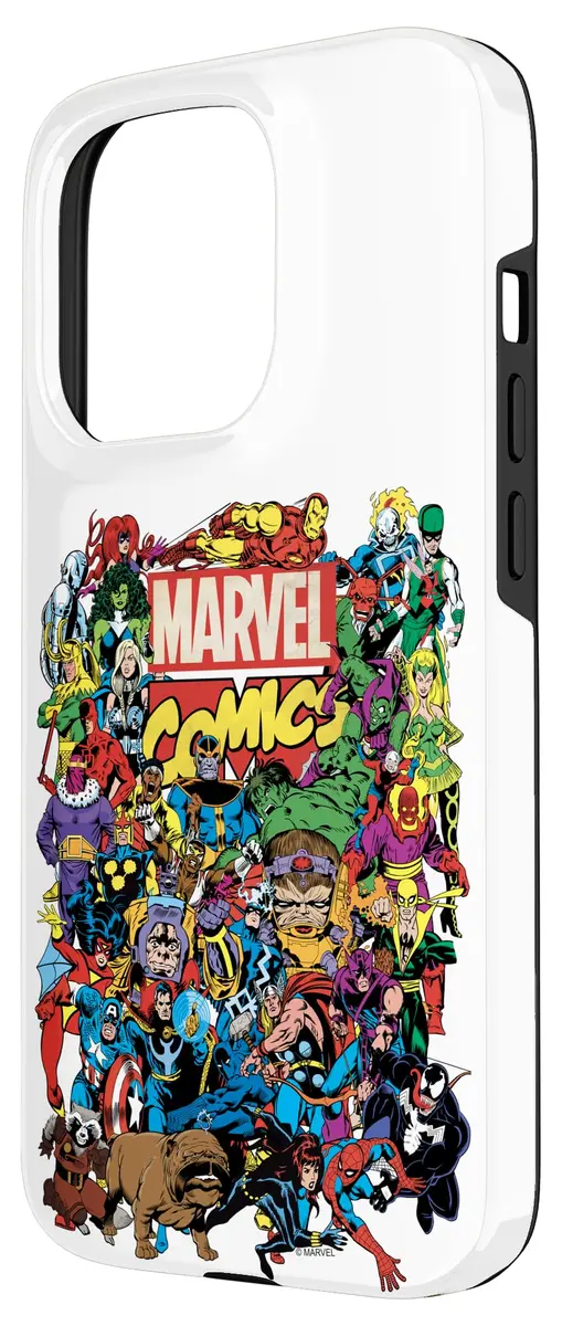 Marvel iPhone 15 Pro Marvel Comics Group Shot Case | Heavy Duty Protection (70-120 chars) - view 2