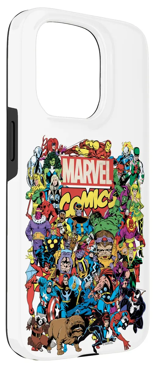 Marvel iPhone 15 Pro Marvel Comics Group Shot Case | Heavy Duty Protection (70-120 chars) - view 3