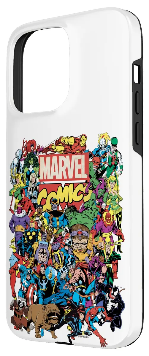 Marvel iPhone 15 Pro Max Marvel Comics Group Shot Case | Heavy Duty Protection - view 2