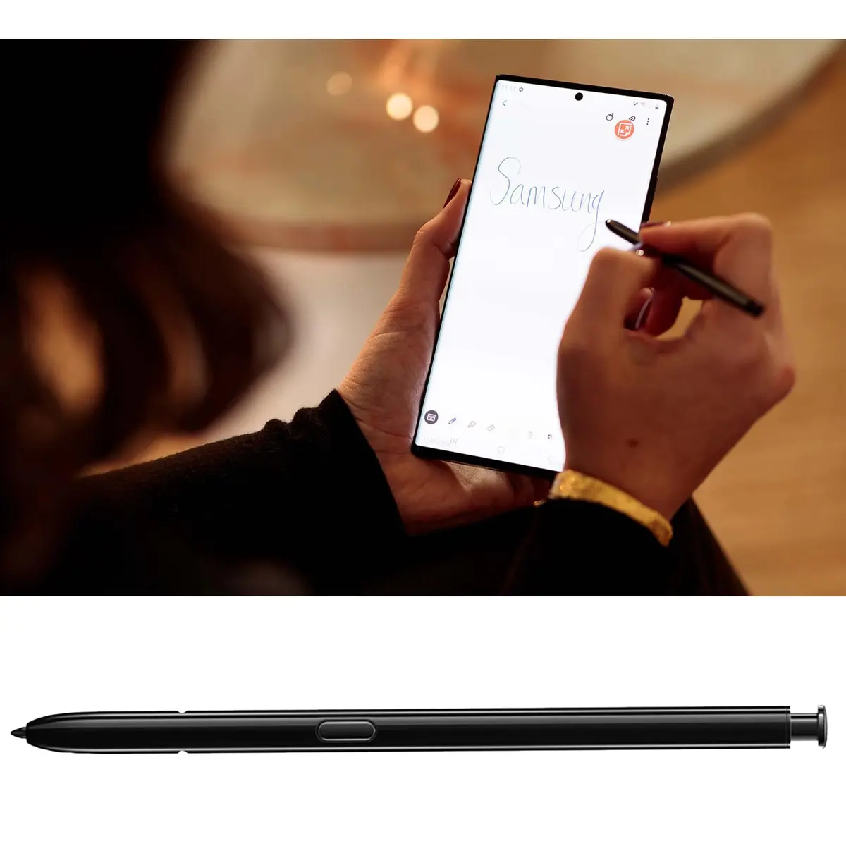 PCTC 2 Pack Note 20 S Pen Replacement for Samsung Galaxy Note 20/Ultra 5G | Pressure Sensitive Stylus, Mystic Black - view 6