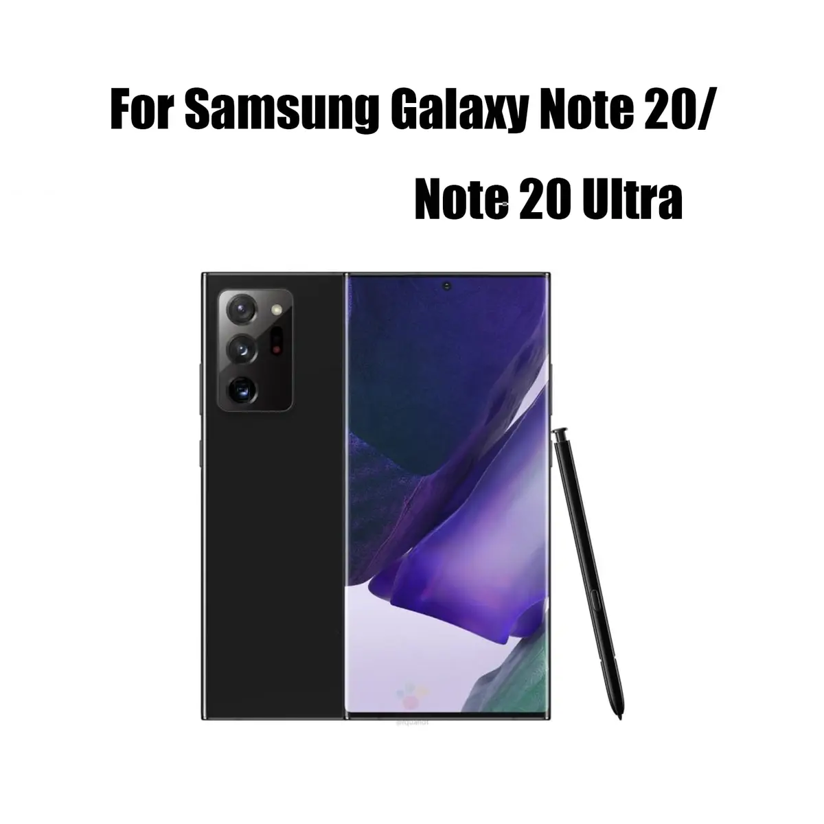 PCTC 2 Pack Note 20 S Pen Replacement for Samsung Galaxy Note 20/Ultra 5G | Pressure Sensitive Stylus, Mystic Black - view 4