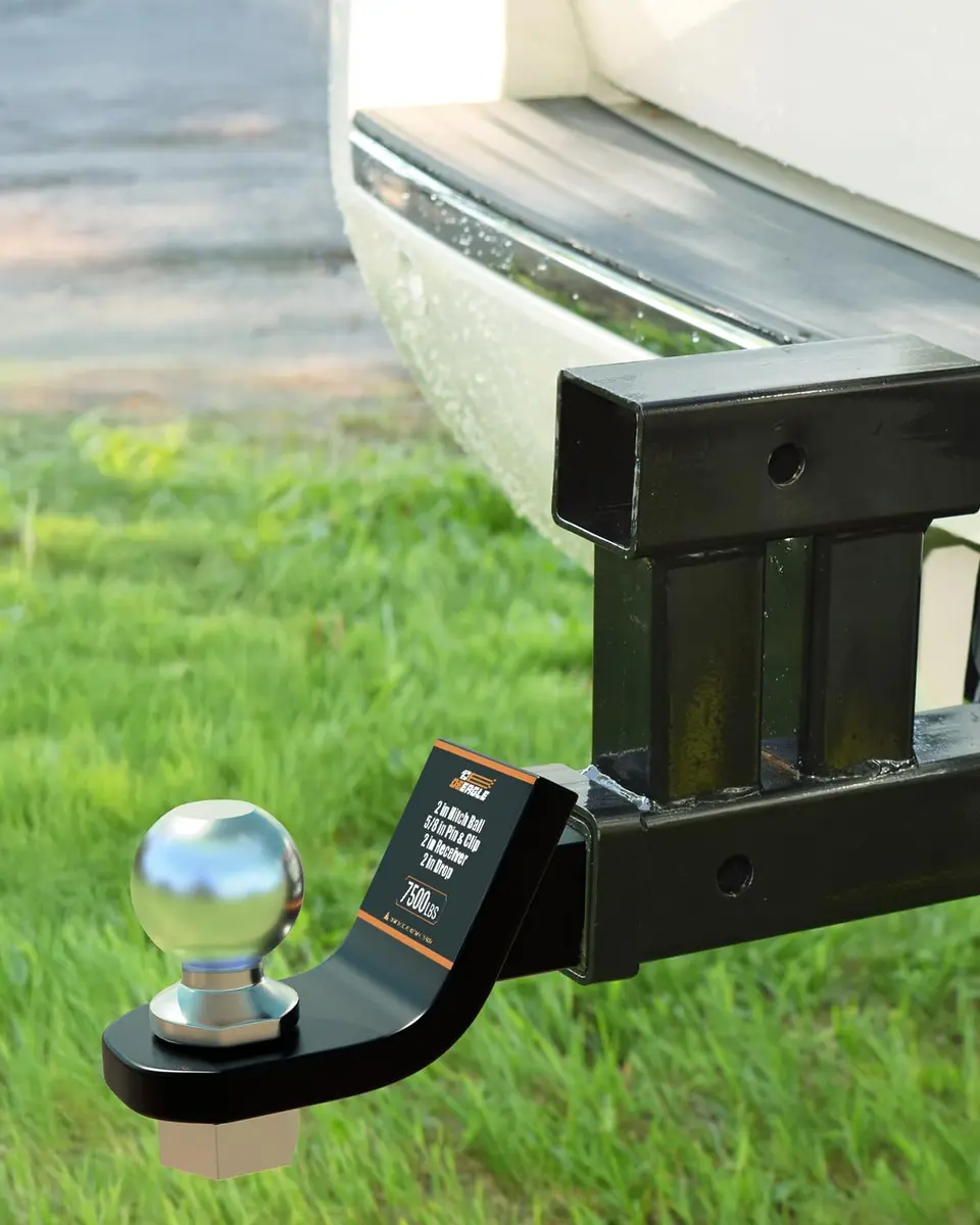 DEEAGLE 2 Inch Trailer Ball Hitch with Pin, 7500lbs GTW | Fits 2" Receivers - view 6