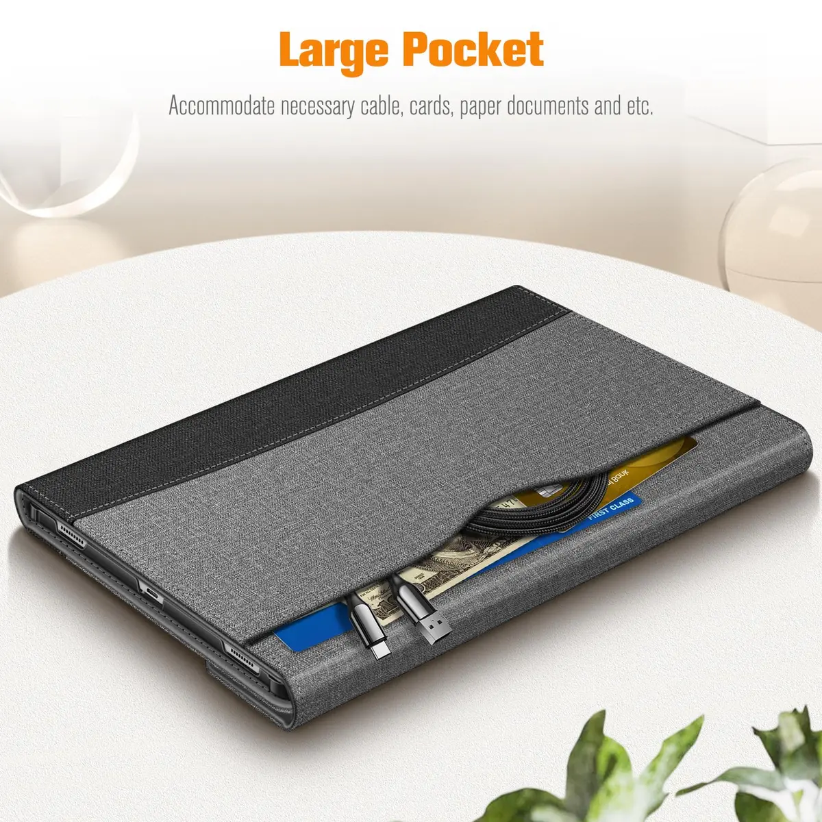FINTIE Case for Samsung Galaxy Tab S10 Plus/S9 FE Plus 12.4'' | Multi-Angle & Card Holder - view 4